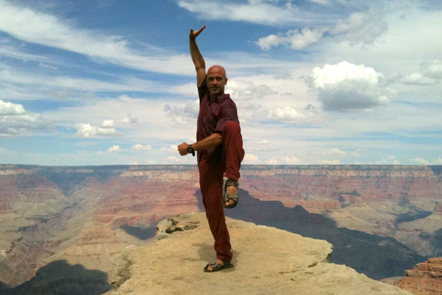 Il maestro sul Grand Canyon